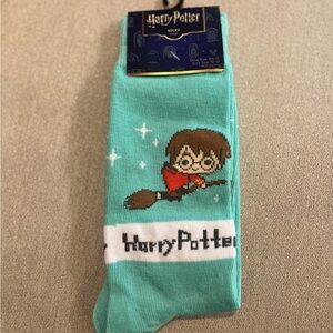 Warner Bros. Turquoise Socks with Red and White Accents